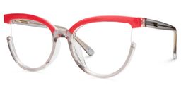 Tiwari Cateye Gray Glasses1