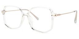 Payton Geometric Clear Glasses1