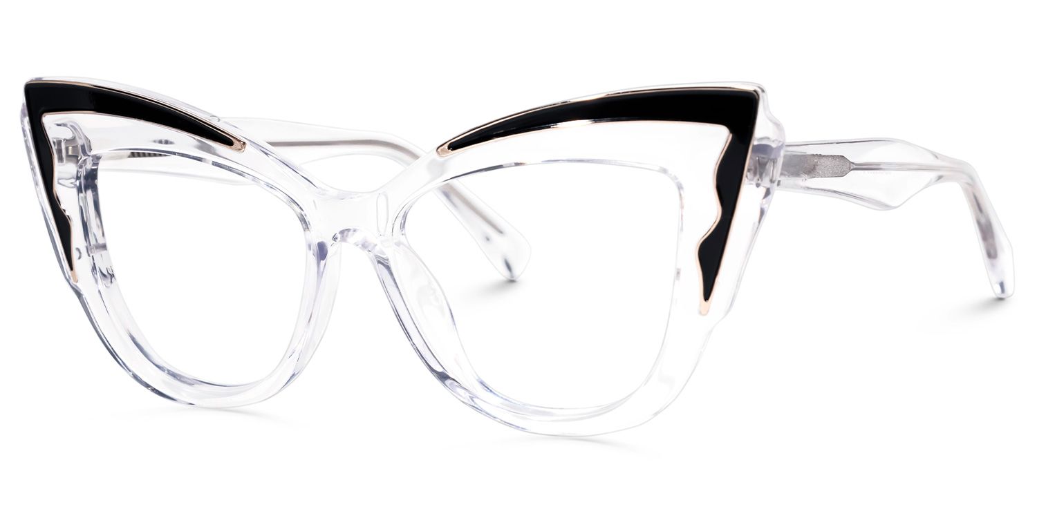 Dyson Cateye Clear Glasses | ZEELOOL UK1