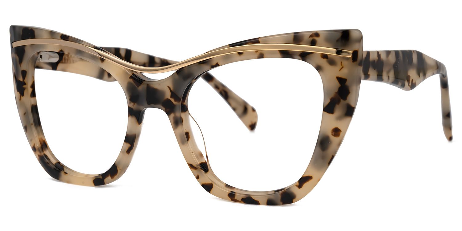 Kamal Cateye Tortoise Glasses | ZEELOOL UK1