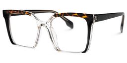 Misty Black Square Glasses1