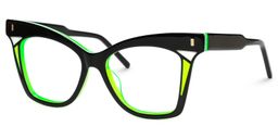 Folch Cateye Black Glasses1
