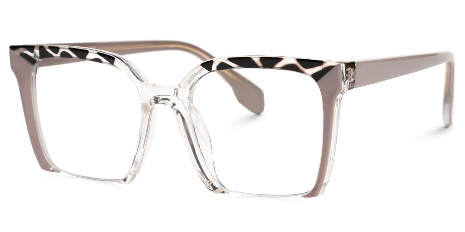 Misty Square Gray Glasses | ZEELOOL UK1