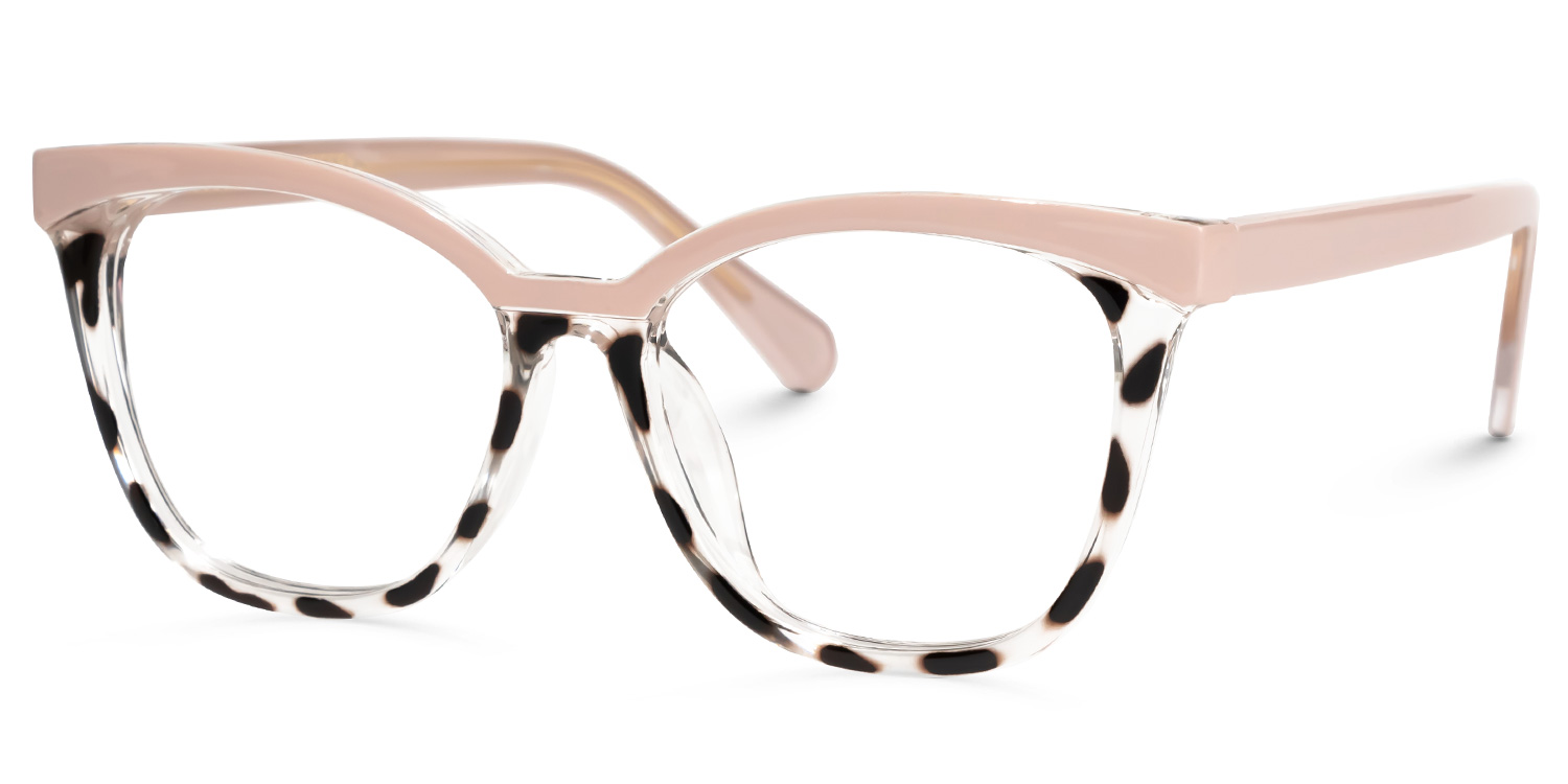 Folly Square Pink Glasses | ZEELOOL UK1