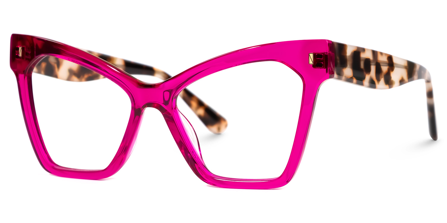 Senica Cateye Purple Glasses1