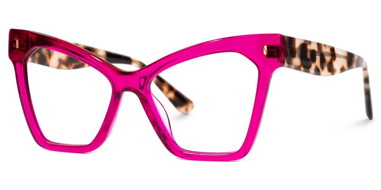 Senica Cateye Purple Glasses