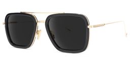 Gifford Aviator Black-Gold Sunglasses1