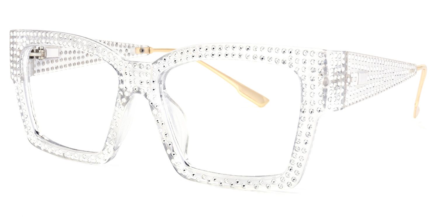 Drayton Square Clear Glasses | ZEELOOL UK1