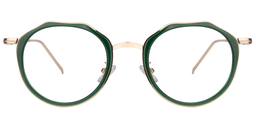 Carolyn Geometric Green Glasses 0