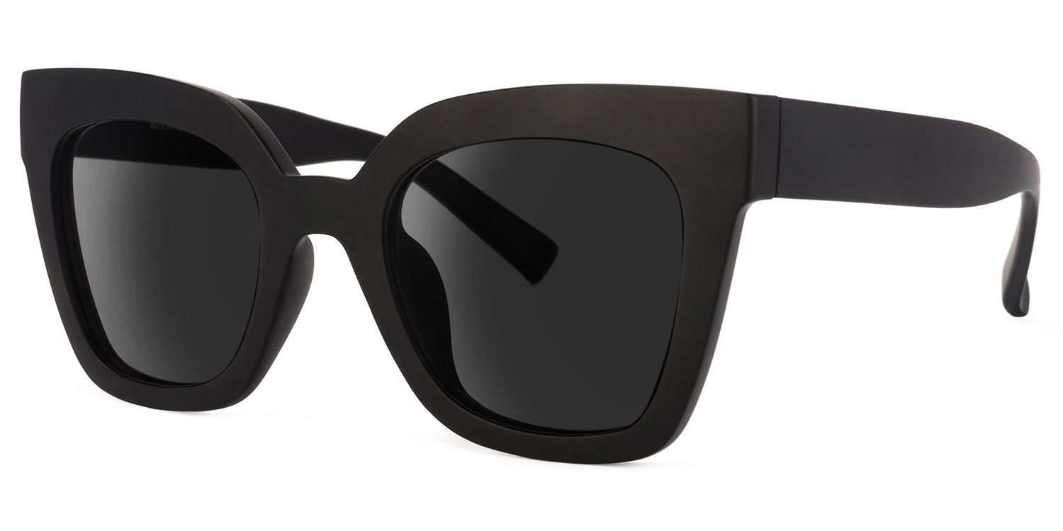 Malcolm Black Sunglasses with Square Frames | ZEELOOL UK1