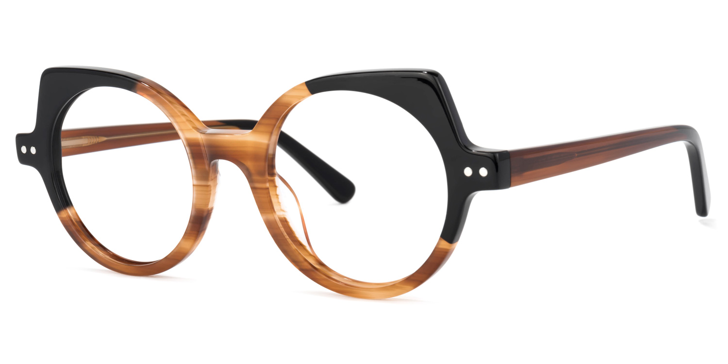 Gilbert Cateye Amber Glasses1