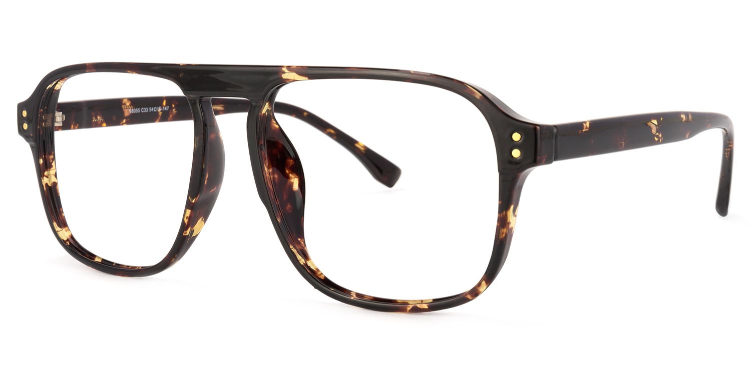 Willow Geometric Tortoise Glasses | ZEELOOL UK1