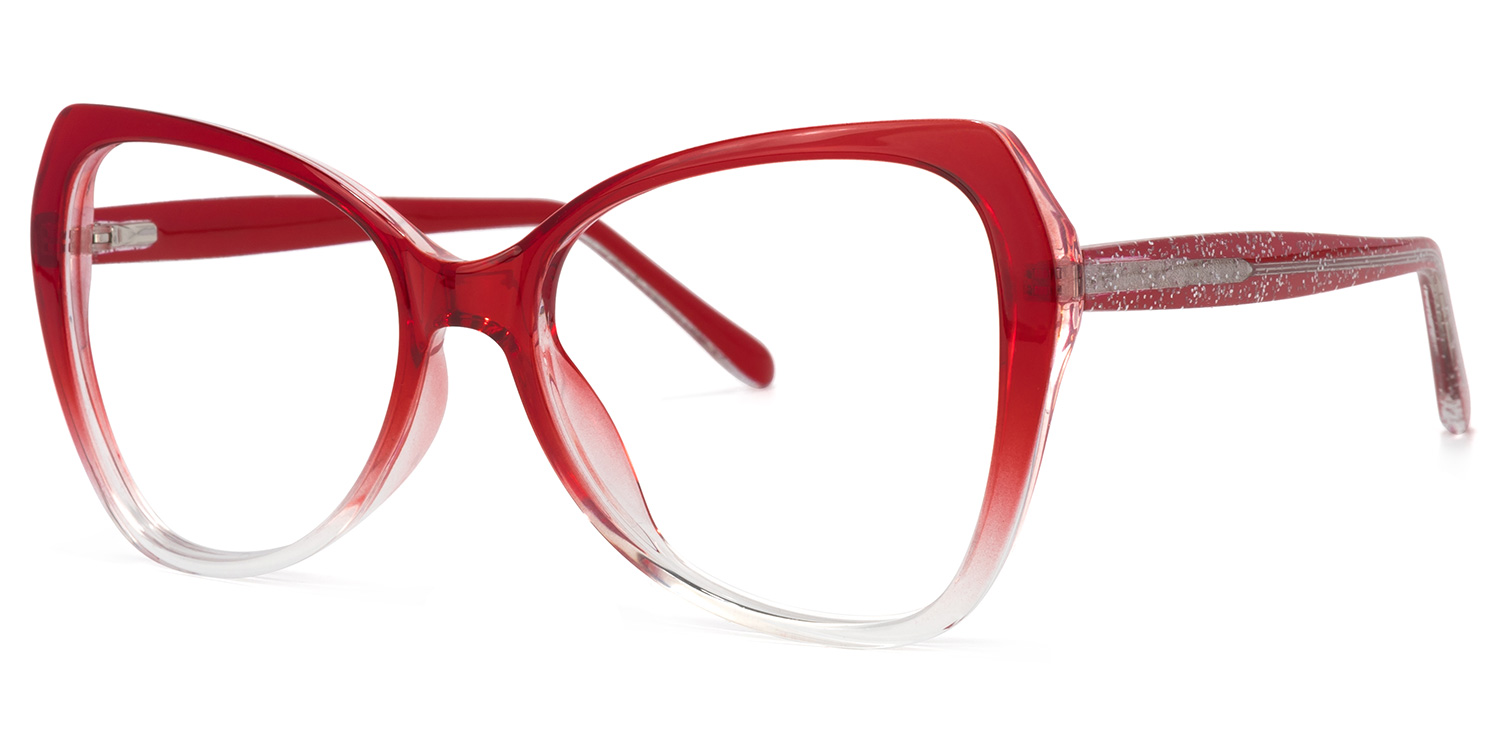 Eleanora Butterfly Red Glasses | ZEELOOL UK1
