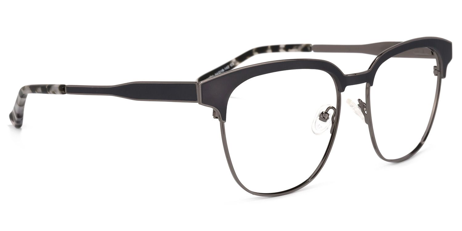 Wren Browline Dark-Gray Eyeglasses and Glasses Frames2