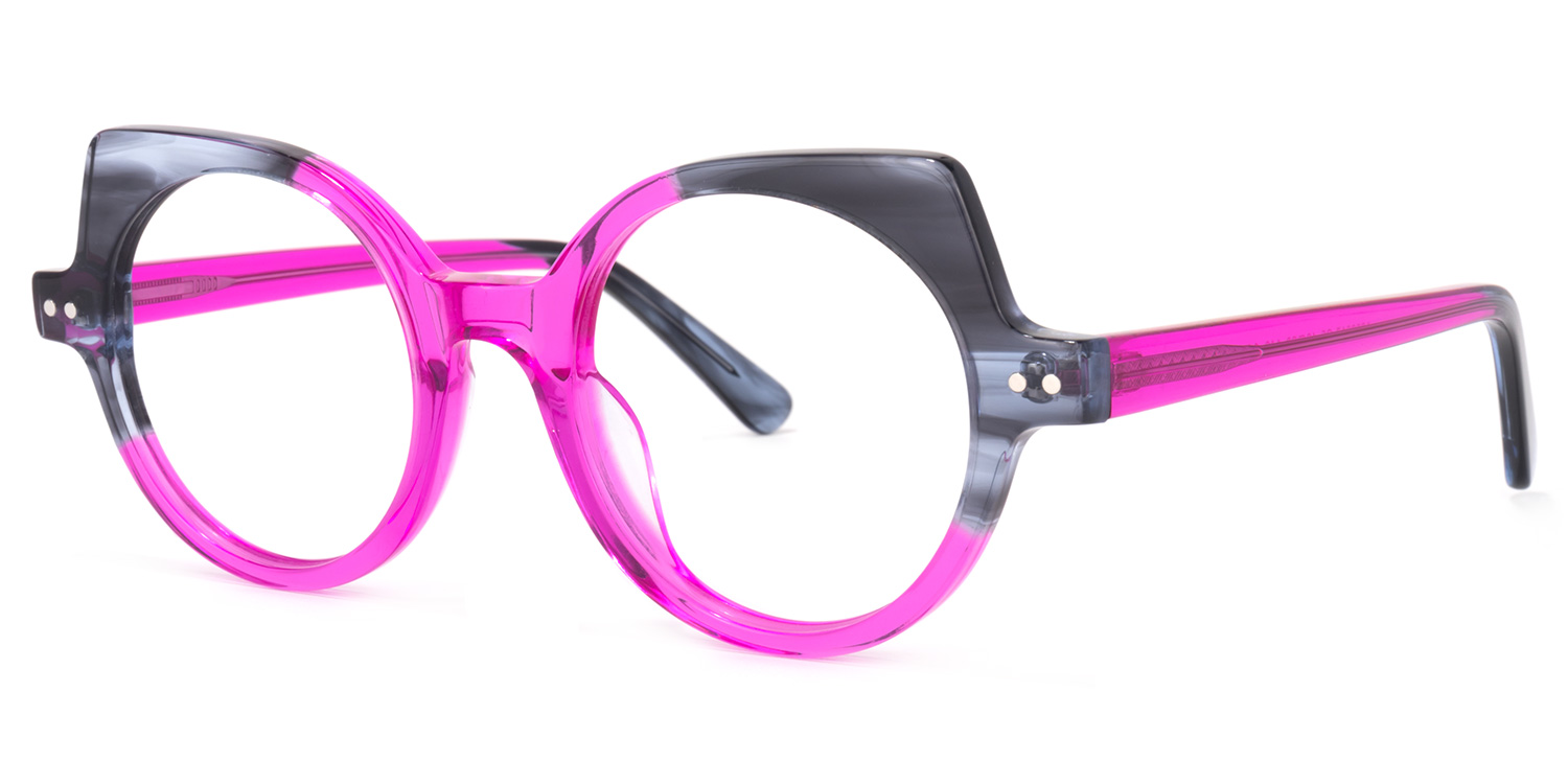 Gilbert Cateye Purple Glasses | ZEELOOL UK1