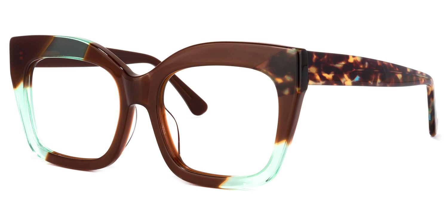 Ximena Cateye Brown Glasses | ZEELOOL UK1