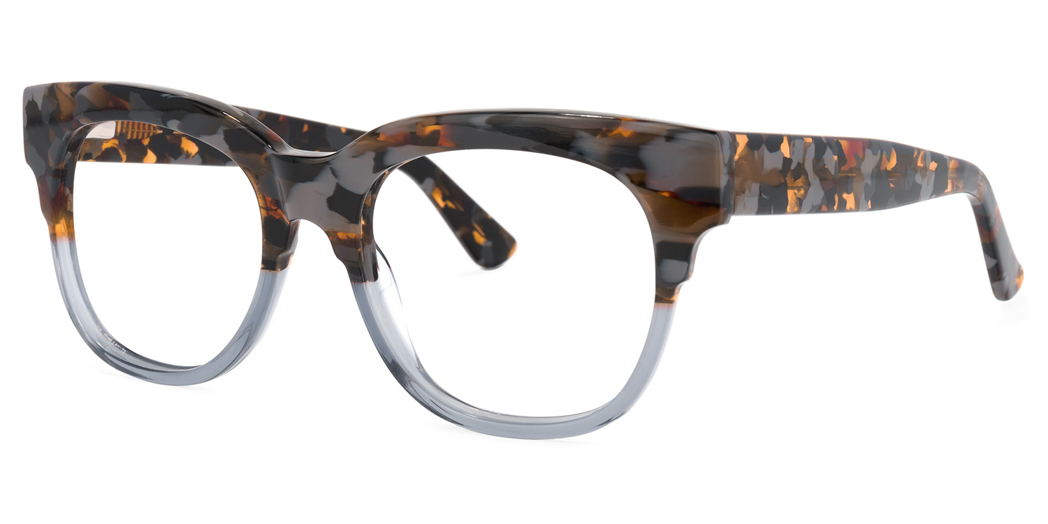 Yessenia Square Gray Glasses | ZEELOOL UK1