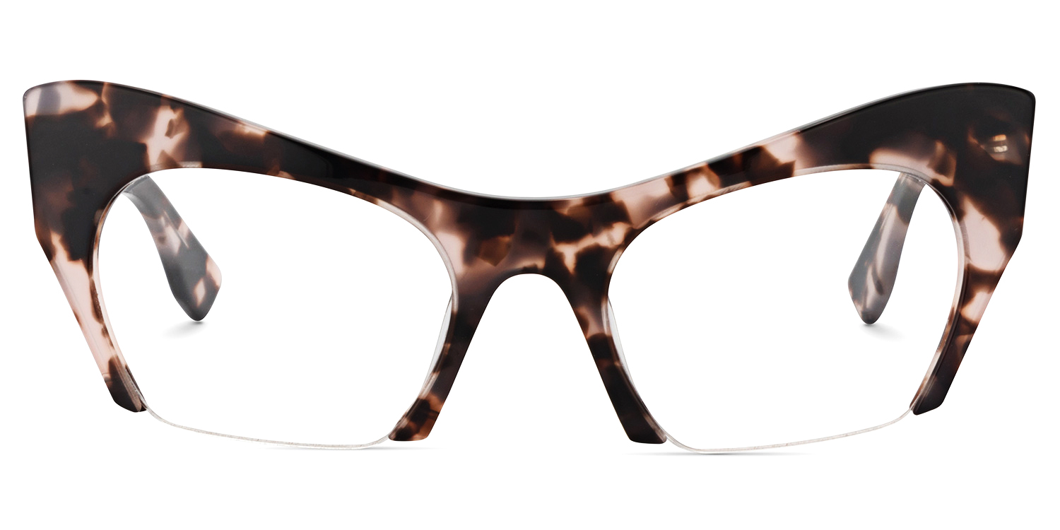 Kyle Cat Eye Light-Tortoise Glasses | ZEELOOL UK0