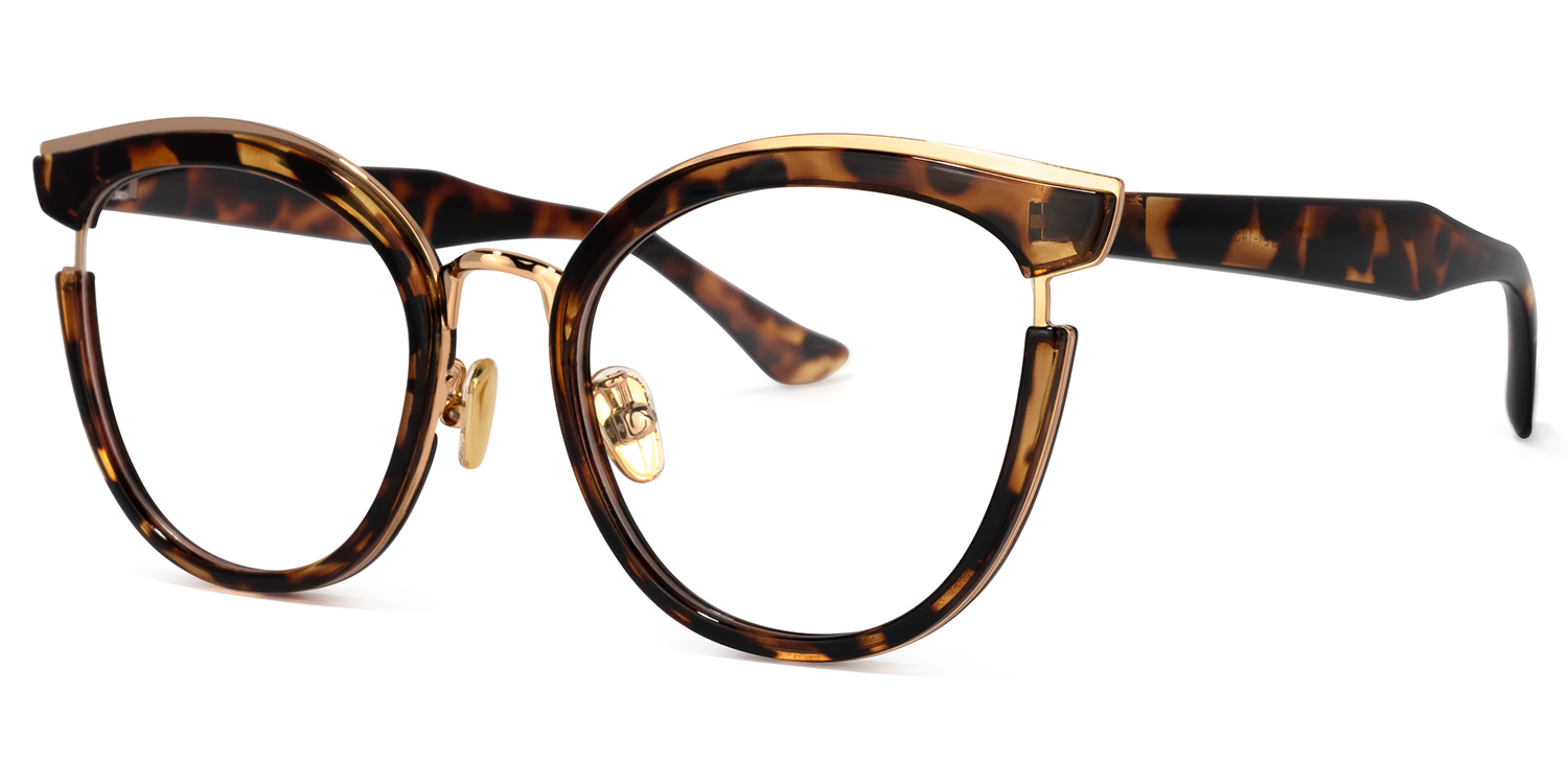 ZEELOOL Laraine Cat Eye Tortoise Glasses