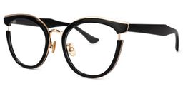 Laraine Black Cat eye Glasses1
