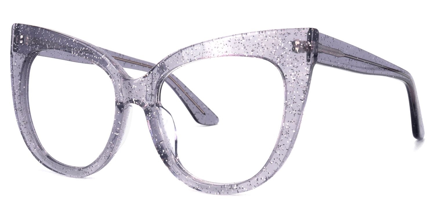 Trenton Cateye Gray Glasses | ZEELOOL UK1