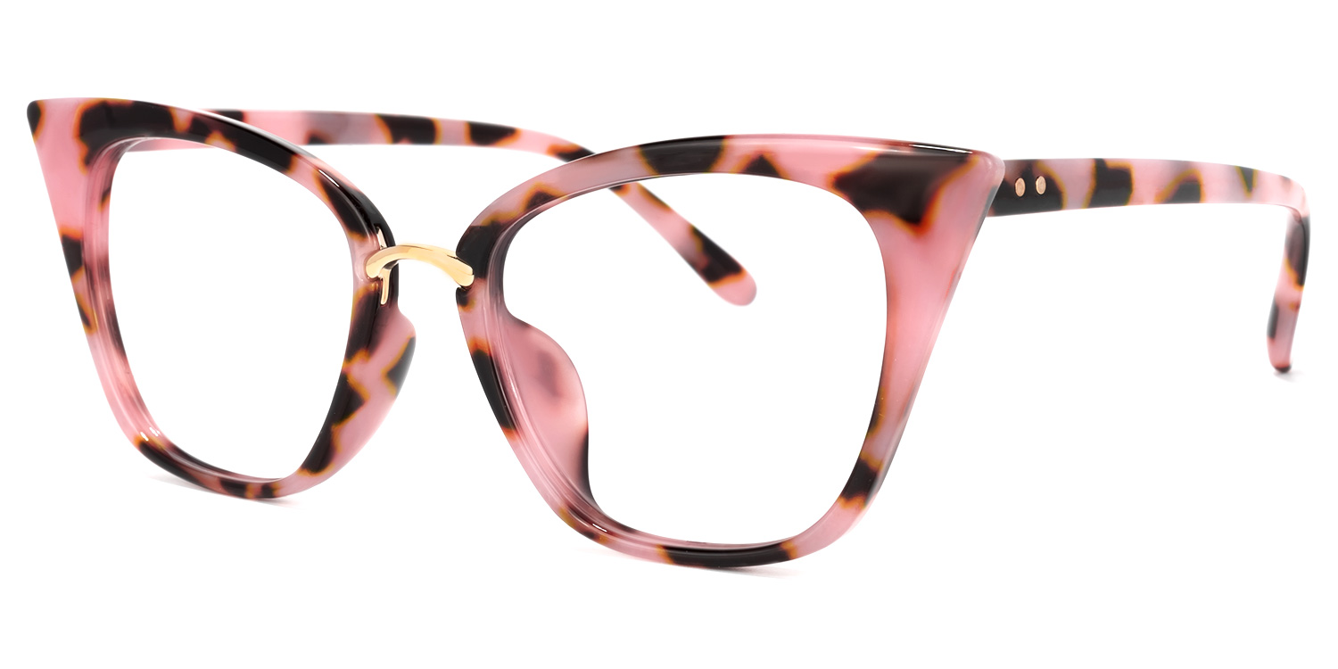 Chandrikar Cat Eye Pink-Floral Glasses1