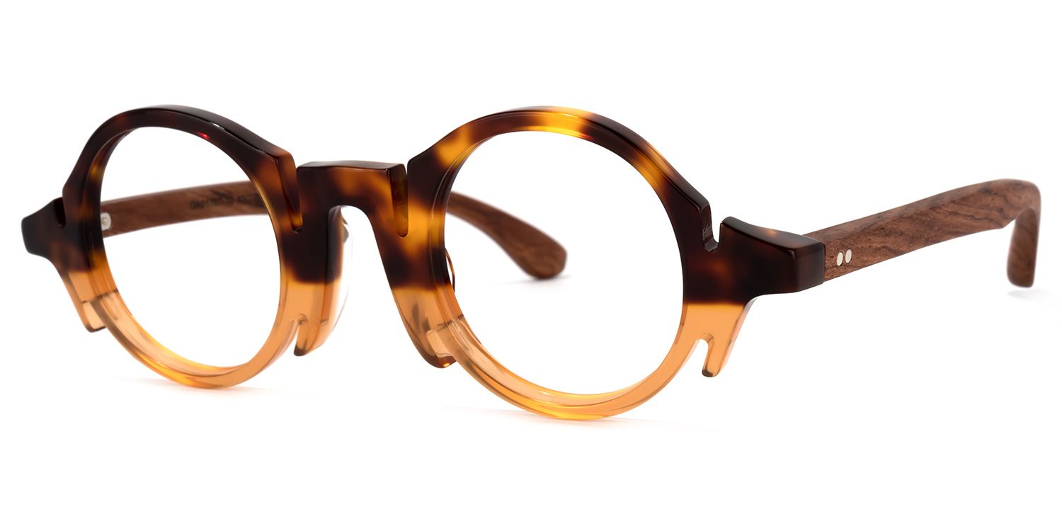 Charlie Round Tortoise Glasses | ZEELOOL UK1