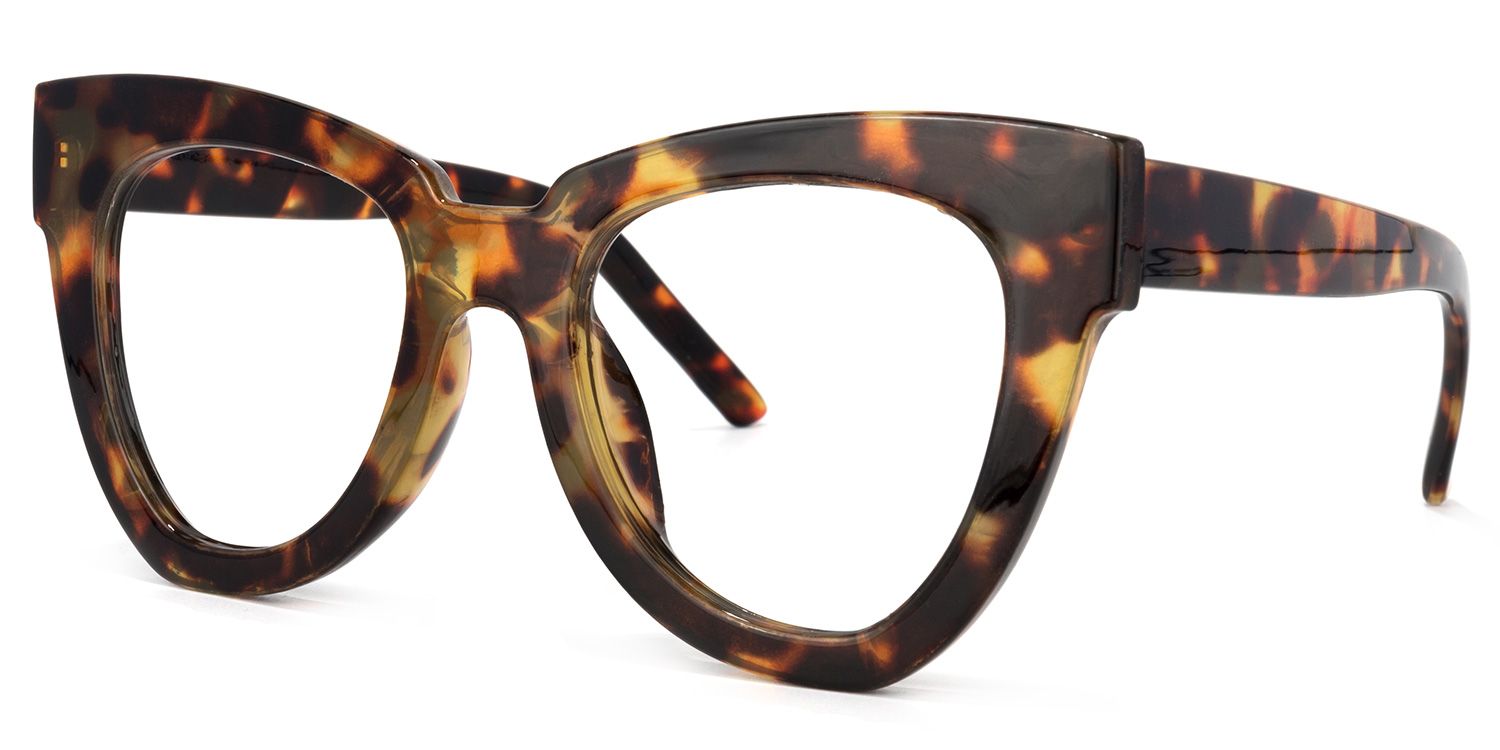 Hassan Cateye Tortoise Glasses | ZEELOOL UK1