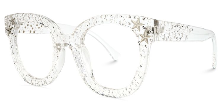 Kahle Clear Cat eye Glasses