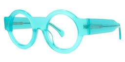 Hardnett Round Turquoise Glasses1