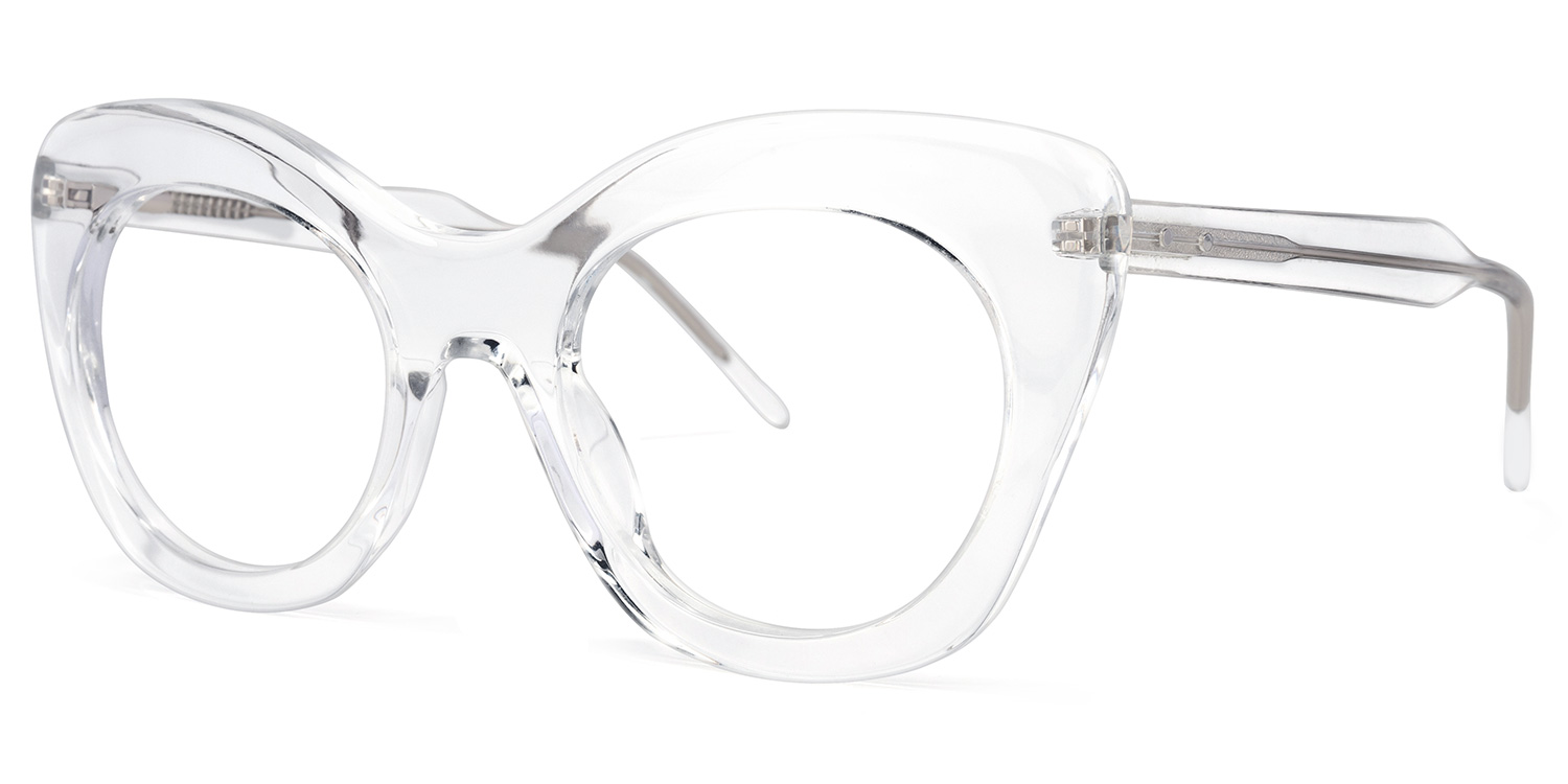 Cat-eye Crystal Glasses | ZEELOOL UK1