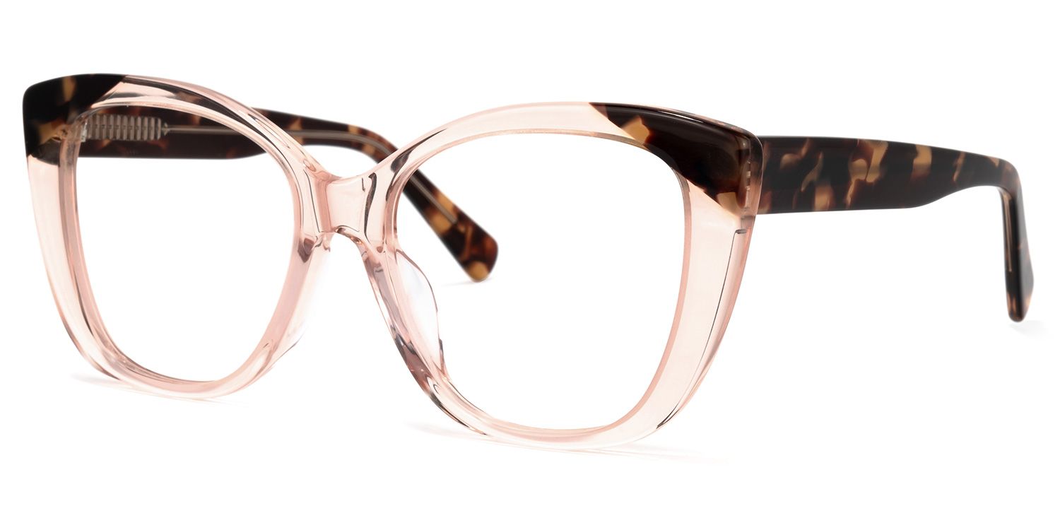 Liranzo Cateye Beige Glasses | ZEELOOL UK1