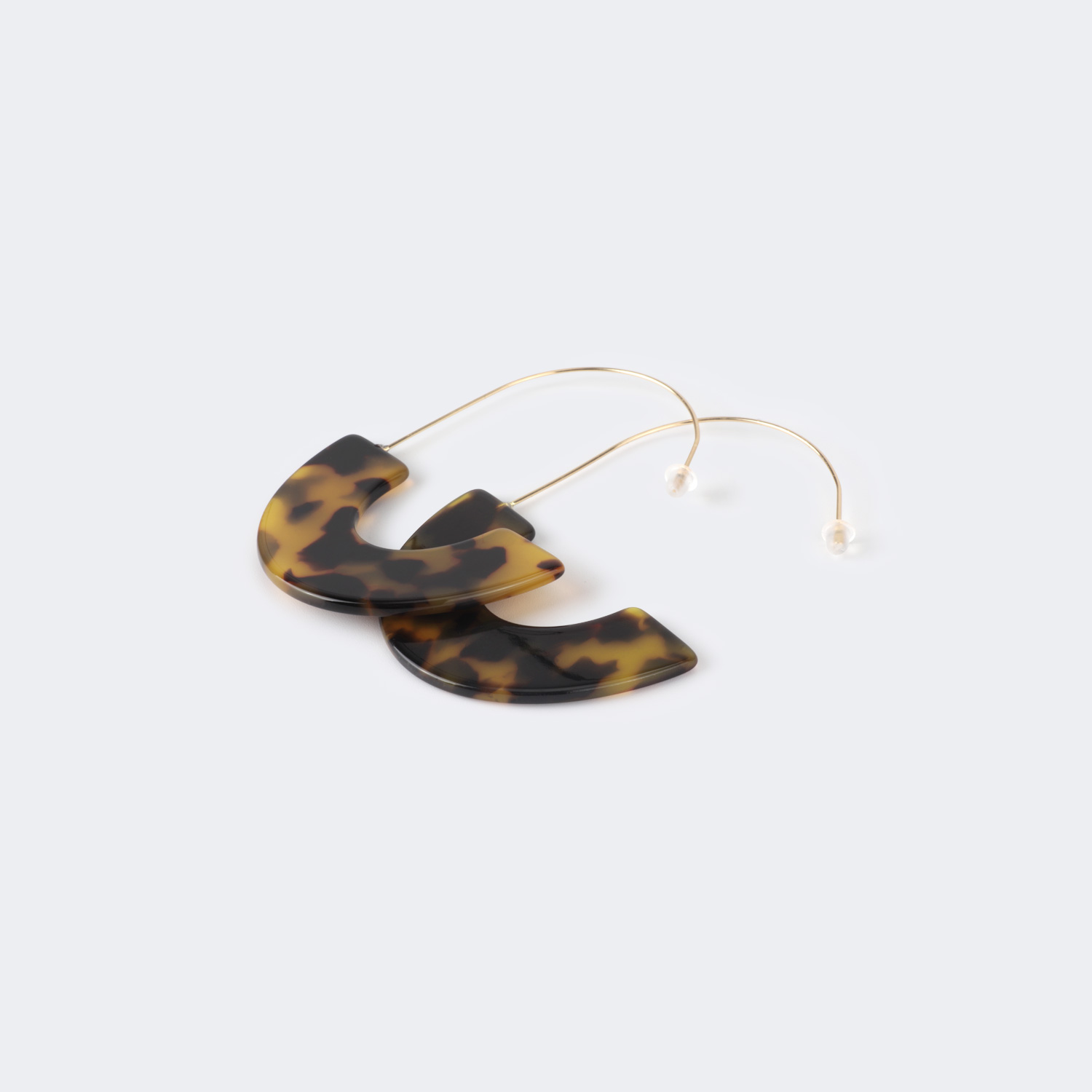 Vintage Pattern Oval Tortoise Earrings | ZEELOOL UK0