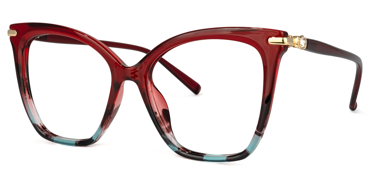 Lamar Butterfly Red Glasses2