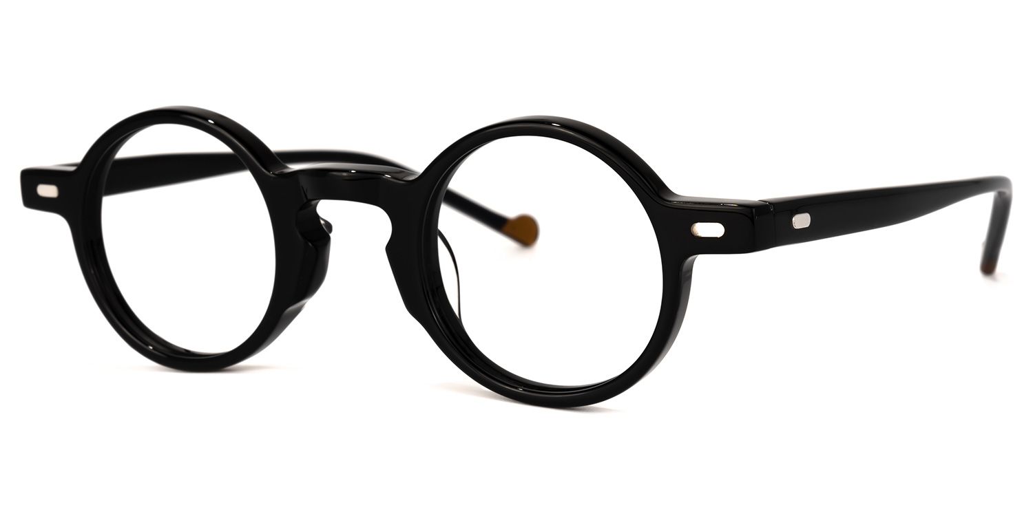 Danielle Round Black Glasses | ZEELOOL UK1