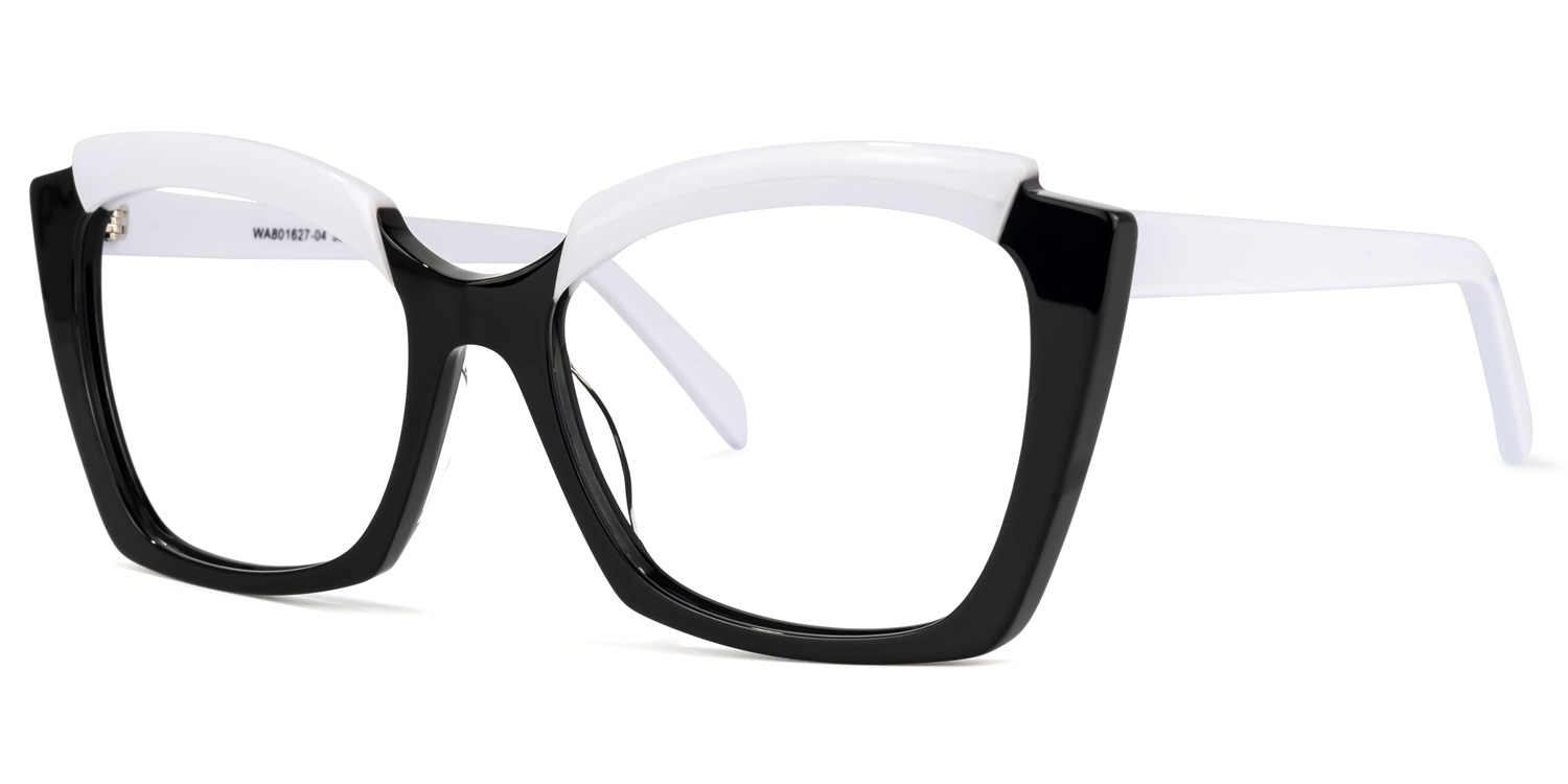 Benesa Browline Black Glasses | ZEELOOL UK1
