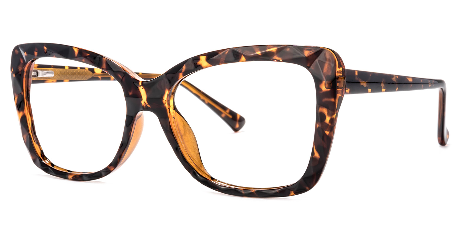 Edna Cateye Yellow-Tortoise Glasses1