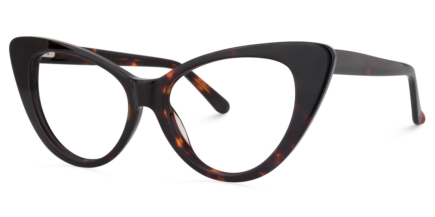Alastair Cat eye Red Tortoise Glasses | ZEELOOL UK1