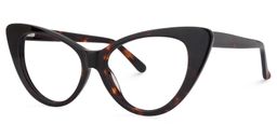 Alastair Cat eye Red Tortoise Glasses1