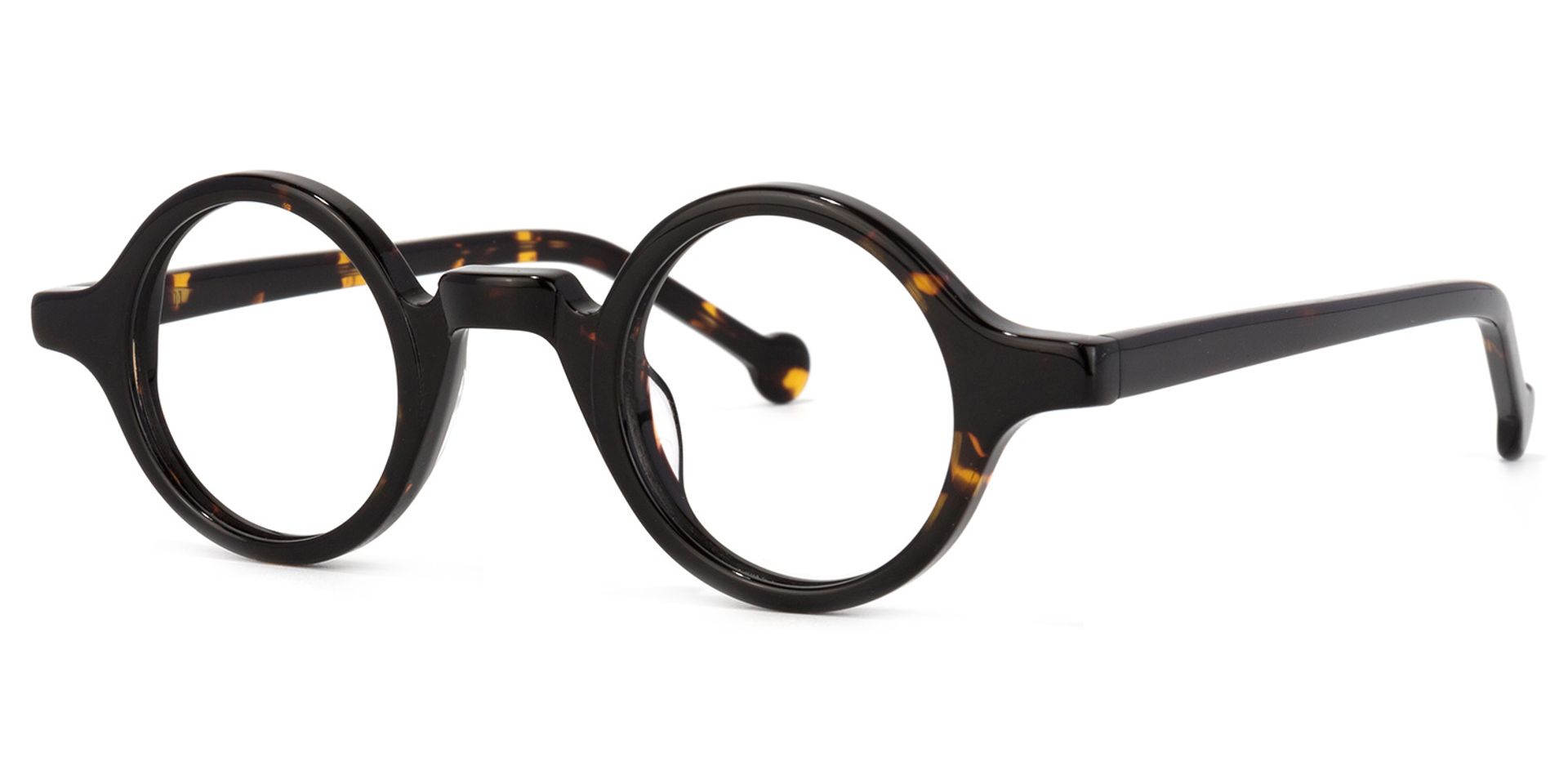 Arale Round Tortoise Full-rim Eyeglasses | ZEELOOL UK1