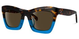 Benitez Square Blue Glasses1