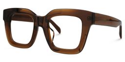 Trinity Tawny Square Glasses1