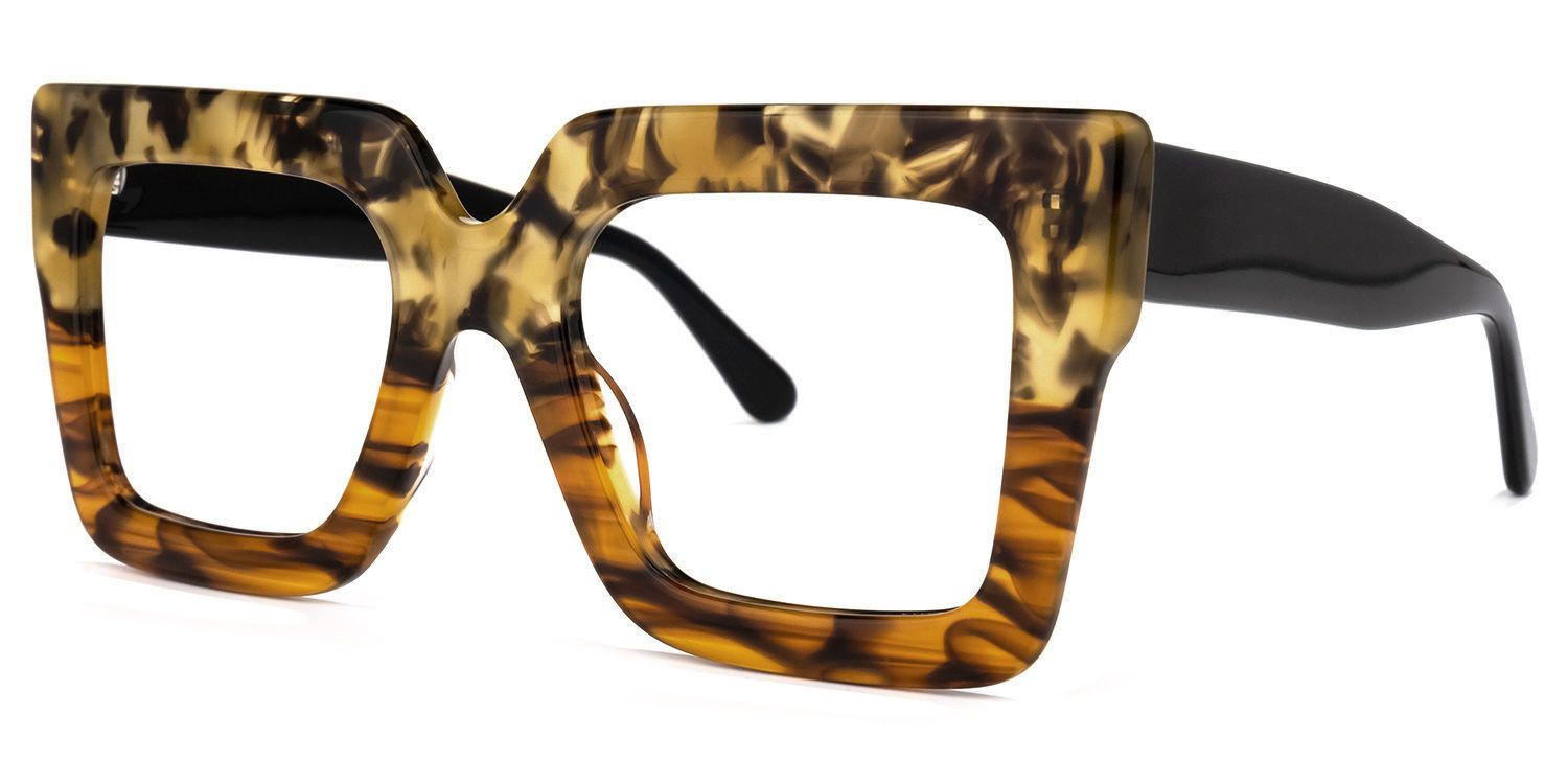 Brandon Square Brown Glasses | ZEELOOL UK1