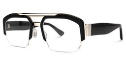 Curtis Aviator Black Glasses2