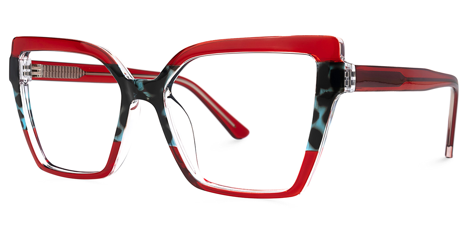 Lonnie Butterfly Red Glasses | ZEELOOL UK1
