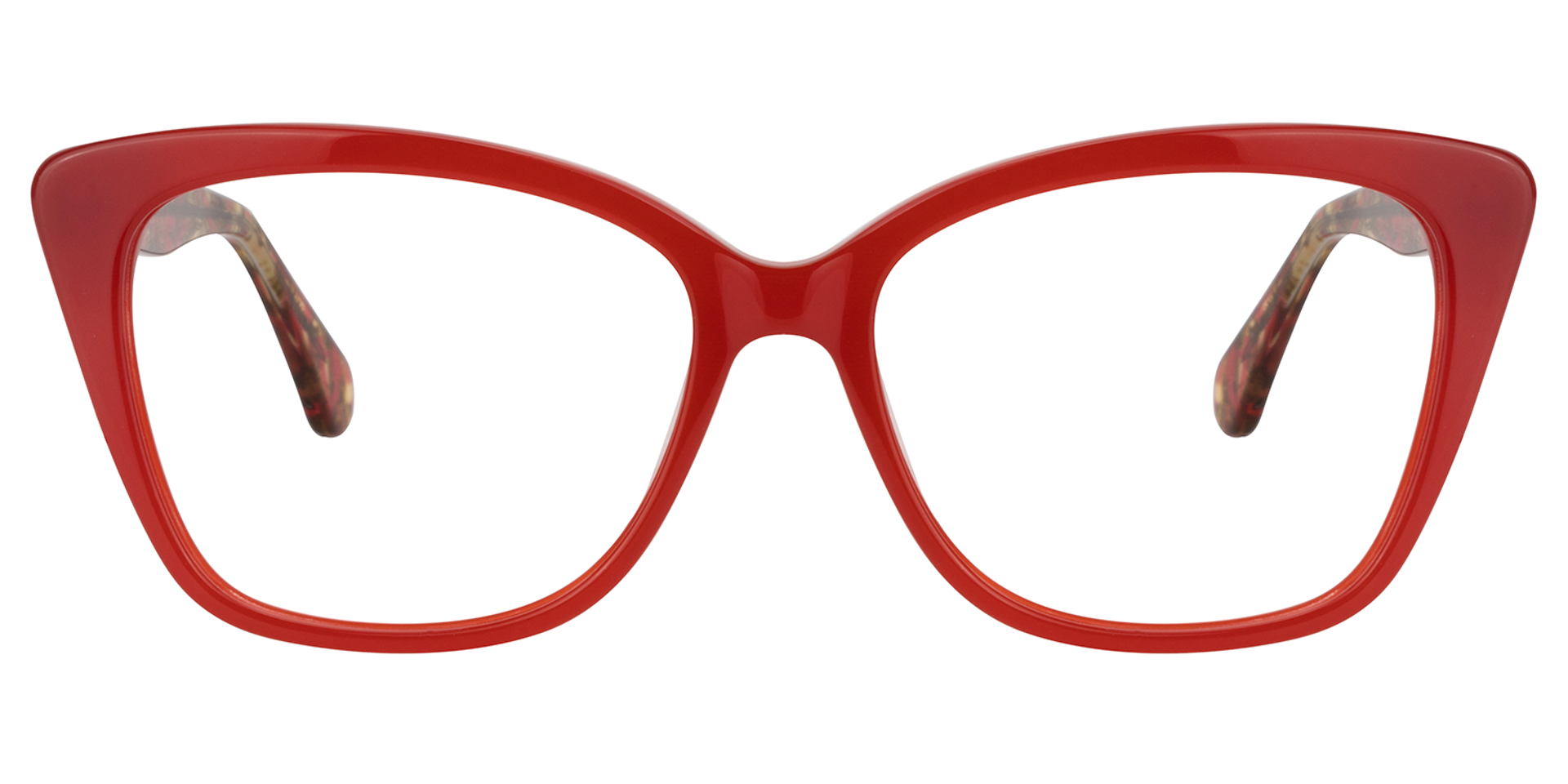 Square Red Glasses | ZEELOOL UK0