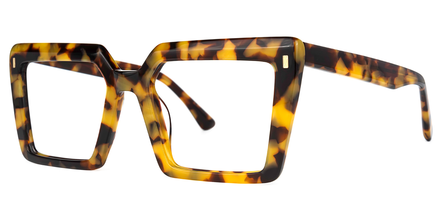 Nelisa Square Tortoise Glasses | ZEELOOL UK2