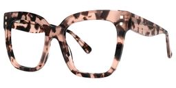 Minguela Square Pink-Tortoise Glasses3