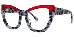 Shahdia Geometric Light-Tortoise Glasses1