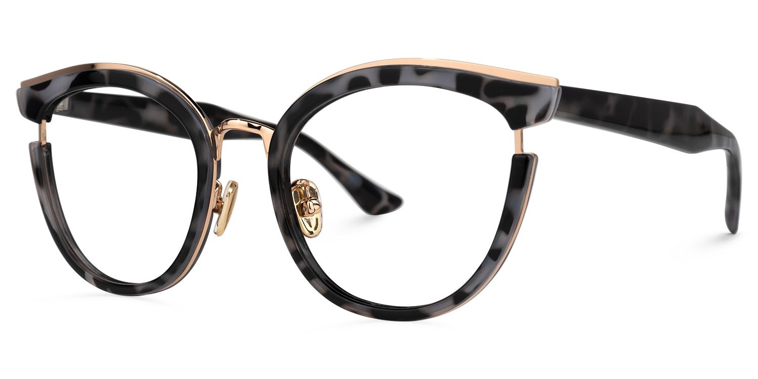 Laraine Cat Eye Light-Tortoise Glasses | ZEELOOL UK2